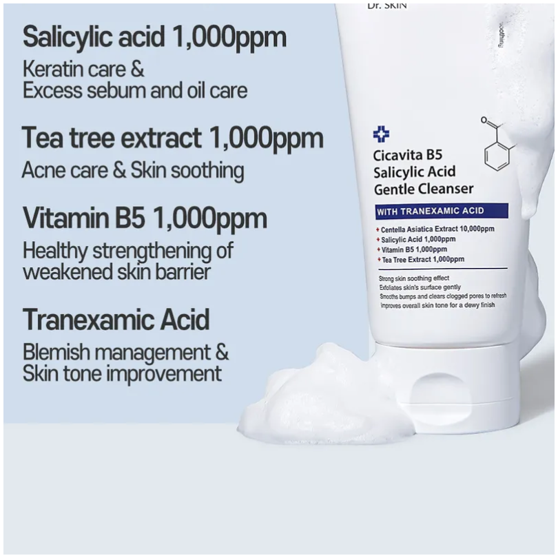 CARENEL Cicavita B5 Salicylic Acid Gentle Cleanser 150ml