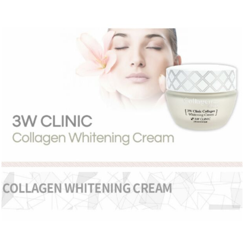 3W Clinic Collagen Whitening Cream 60ml
