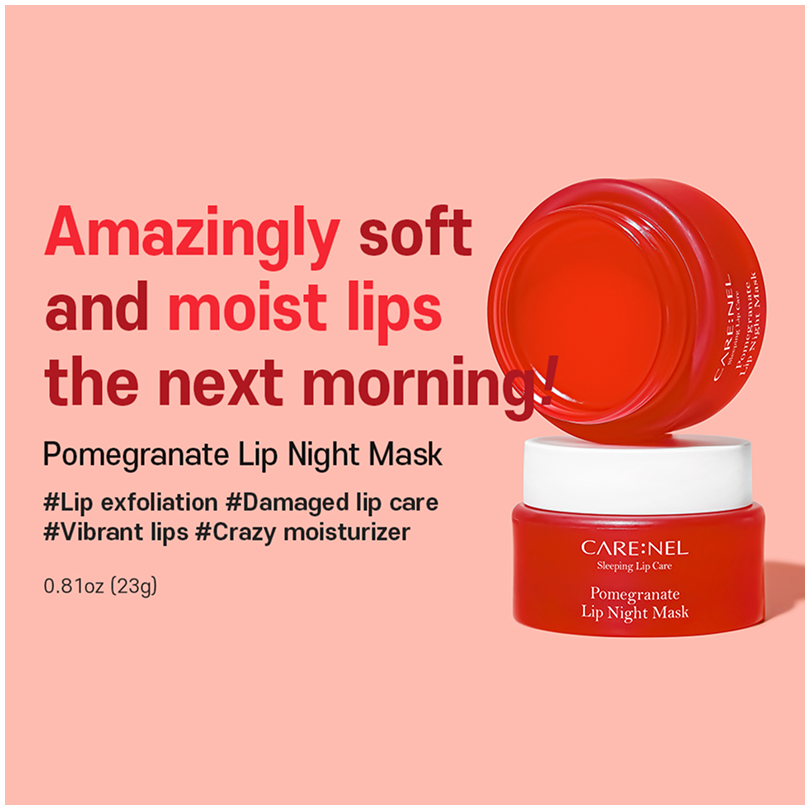 CARE:NEL Lip Night Mask 5g Pomegranate