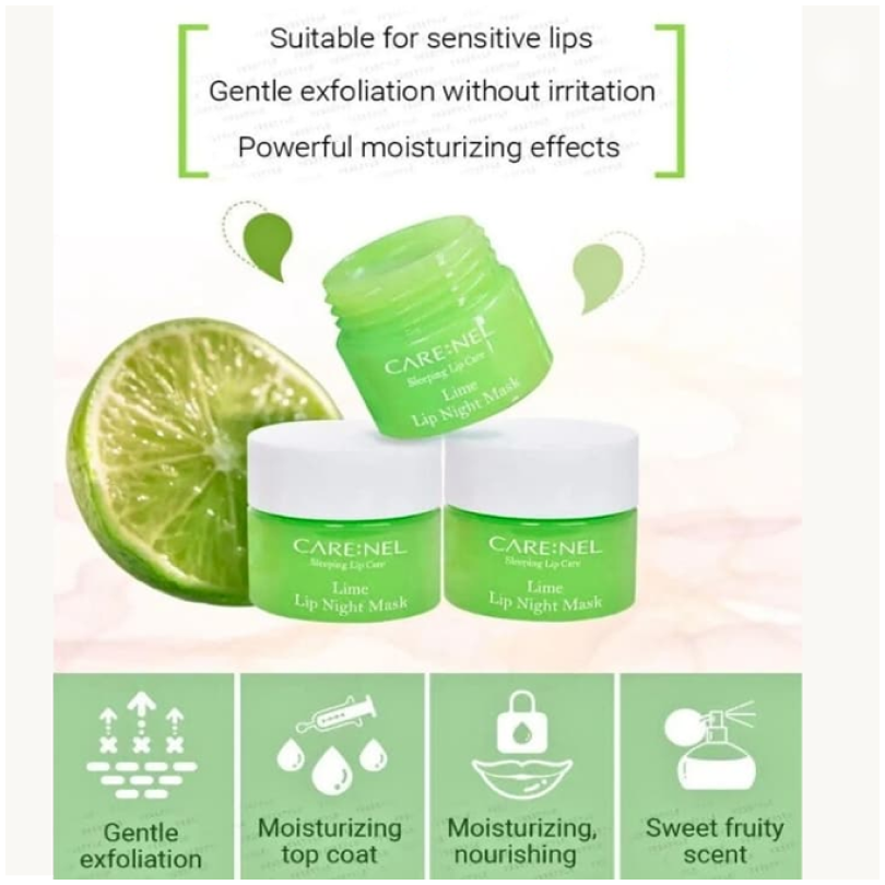 CARENEL Lip Night Mask 5g Lime