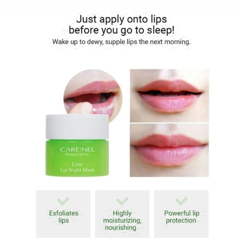 CARENEL Lip Night Mask 5g Lime