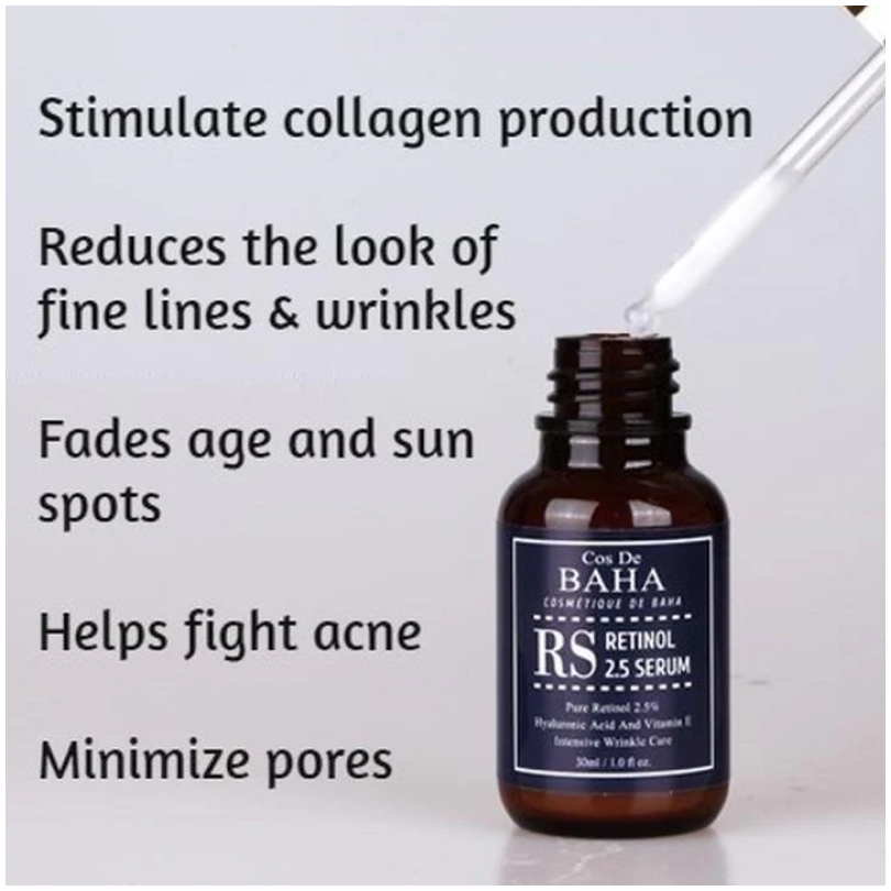 COS DE BAHA Retinol 2.5% Serum 30ml (RS)